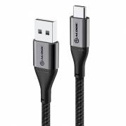 Alogic Super Ultra USB 2.0 USB Type-C kabel 30cm Grå
