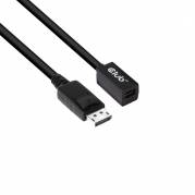 Club 3D CAC-1120 Mini DisplayPort til DisplayPort 1.4 forlængerkabel 1 m Sort