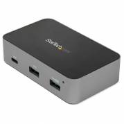 StarTech.com 4-Port USB C Hub - USB 3.1 Gen 2 (10Gbps) - 3x USB-A & 1x USB-C - Powered - Universal Power Adapter Included (HB31C3A1CS) Hub 4 porte USB