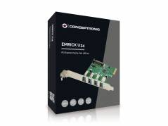 Conceptronic Emrick U34 USB-adapter PCI Express 5Gbps