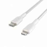 Lightning to USB-C Cable Braid 2M White