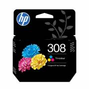 HP 308 Gul Cyan Magenta 120 sider Bl&aelig;k