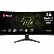 MSI MAG 346CQDF E20 computersk&aelig;rm 86,4 cm (34) 3440 x 1440 pixel UltraWide Quad HD LCD Sort