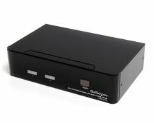 StarTech.com 2 Port DVI KVM  - USB DVI Dual Link - Hot-key & Audio Support - 1920x1200 KVM  - KVM Video  (SV231DVIUA) KVM / audio / USB switch Desktop