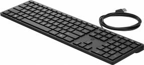 HP 320K Wired Keyboard, Black (Nordic)