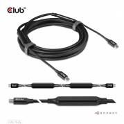 Club 3D USB 3.2 Gen 2 / DisplayPort 1.4 USB Type-C kabel 5m Sort