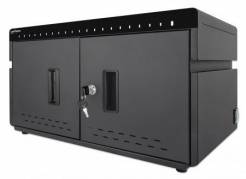 Manhattan 20-Port Desktop Charging Cabinet - 360 W 20 tablets / cellular phones Kabinetenhed