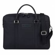 Ginza - 16 Duo Pocket Laptop Bag PURE (Recycled) - Black