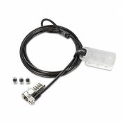 Kensington Universal 3-in-1 Combination Laptop Lock - Resettable Sikkerhedskabelsl&aring;s