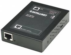 Intellinet Power over  ( ) Splitter, IEEE802.3at, 5, 7.5, 9 or 12 V DC output voltage PoE fordeler Ekstern Sort