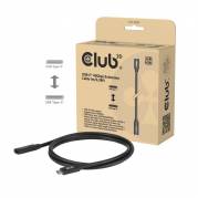 CLUB3D CAC-2502 USB-C to USB-C 1m Sort
