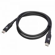 V7 USB4 USB Type-C kabel 80cm Sort