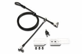 Kensington Universal 3-in-1 Keyed Cable Lock - Twin Lockheads Sikkerhedskabelsl&aring;s