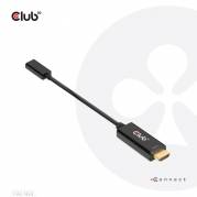 Club 3D CAC-1333 HDMI til USB-C adapterkabel Sort