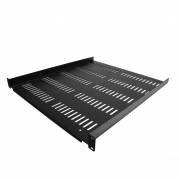 StarTech.com 1U Server Rack Shelf - Universal Vented Rack Mount Cantilever Tray for 19 Network Equipment Rack & Cabinet - Durable Design - Weight Capacity 55lb/25kg - 20 Deep Shelf, Black(SHELF-1U-20-FIXED-V) Rackhylde Sort