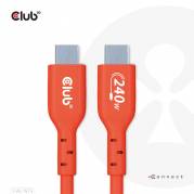 Club 3D USB 2.0 USB Type-C kabel 2m Rød
