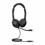 Jabra Evolve2 30 MS Stereo Kablet H&oslash;retelefoner Sort