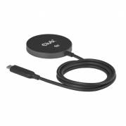 CLUB3D CAC-3027 tr&aring;dl&oslash;s opladningsm&aring;tte 25 Watt