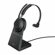 Jabra Evolve2 65 UC Mono Tr&aring;dl&oslash;s H&oslash;retelefoner Sort