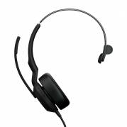Jabra Evolve2 50 MS Mono Kablet H&oslash;retelefoner Sort