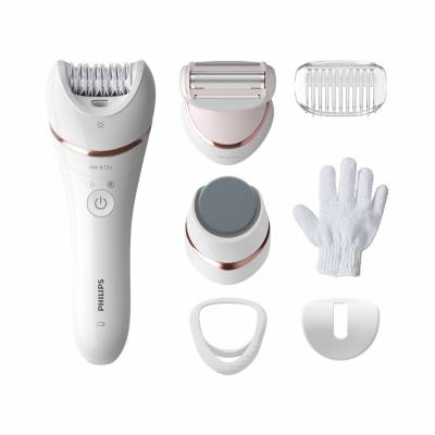 Philips Series 8000 BRE730 Epilator Hvid