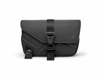 ASUS BC3004 ROG SLASH SLING BAG 4.0 PU-l&aelig;der, Polyester Sort