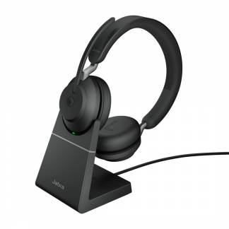 Jabra Evolve2 65 MS Stereo Tr&aring;dl&oslash;s H&oslash;retelefoner Sort
