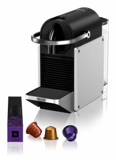 De'Longhi Nespresso Pixie EN127.BL Kaffemaskine S&oslash;lv