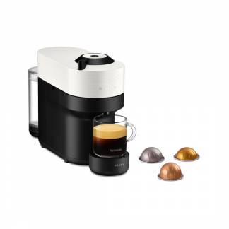 Krups Nespresso Vertuo Pop XN9201 Kaffemaskine Kokosn&oslash;ddehvid