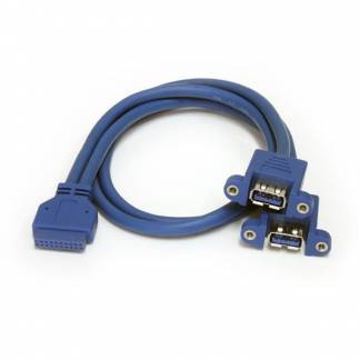 StarTech.com USB 3.0 USB intern til ekstern kabel 50cm Blå