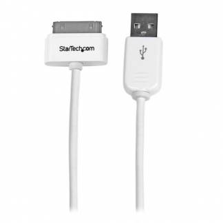 StarTech.com Apple 30-pin Dock Connector to USB Cable iPhone iPod iPad Opladnings-/dataadapter 1m