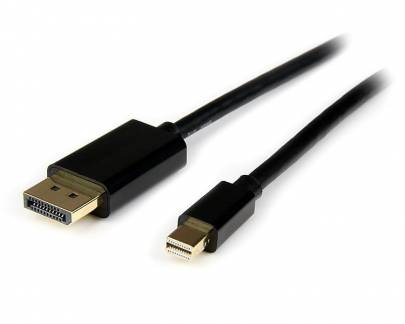 StarTech.com Mini DisplayPort han -> DisplayPort han 4 m Sort