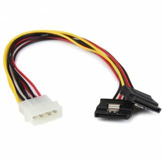 StarTech.com 4-PIN intern strøm (male) - 15 pin Serial ATA strøm (female) 30cm Strømforsyningsadapter