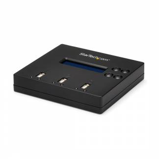 StarTech.com 1 2 Standalone USB Duplicator and Eraser - Memory Stick Cloner - USB 2.0 Flash Drive Copier / Thumb Eraser (USBDUP12)