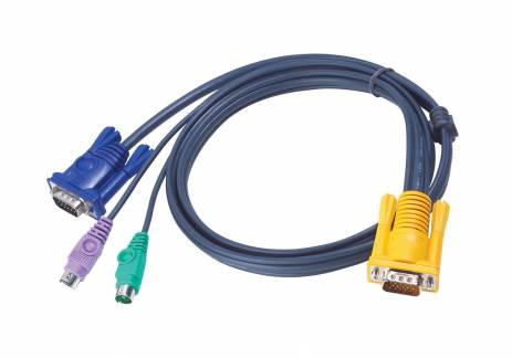 ATEN 2L-5202P Kabel til tastatur / video / mus (KVM)