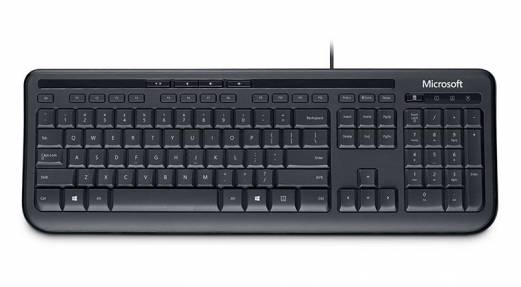 Microsoft Wired Keyboard 600 Tastatur Kabling Engelsk