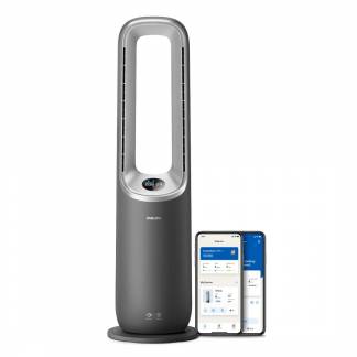 Philips Series 8000 AMF870 Klingel&oslash;s k&oslash;lebl&aelig;ser/opvarmer/renser Gulvst&aring;ende Gr&aring; S&oslash;lv