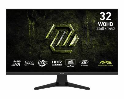 MSI MAG 325QFDE E18V computersk&aelig;rm 80 cm (31.5) 2560 x 1440 pixel Wide Quad HD LED Sort