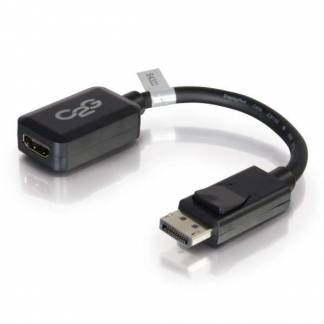 20cm DisplayPort M to HDMI F BLK