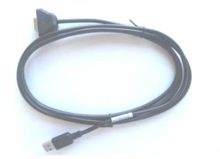 Zebra USB / serielkabel 1.83m Sort