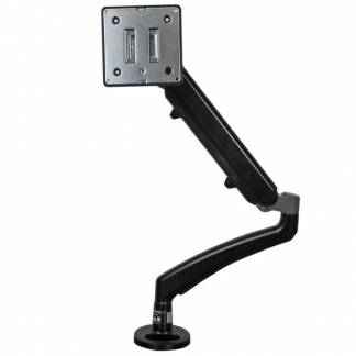 StarTech.com Desk Clamp Monitor Mount - Adjustable - Supports Monitors 12 to 34 - Full Motion Slim VESA Mount Monitor Arm - Desk & Grommet Clamp -Black (ARMSLIM) Monteringss&aelig;t LCD display 12-34