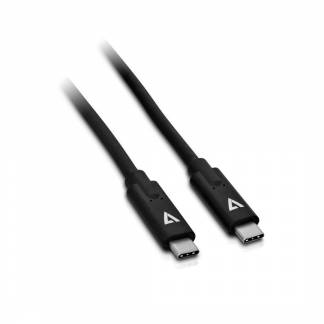 V7 USB Type-C kabel 2m Sort