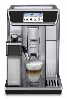 De'Longhi PrimaDonna Elite Experience ECAM 650.85.MS Automatisk kaffemaskine Metal/sort