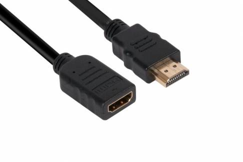 Club 3D CAC-1321 HDMI 2.0 forlængerkabel 3m Sort