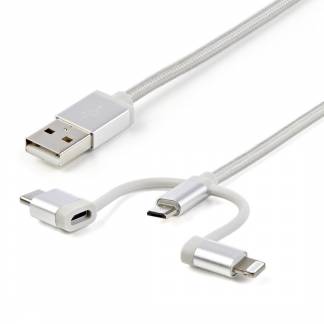 StarTech.com USB-kabel 1m Sølv