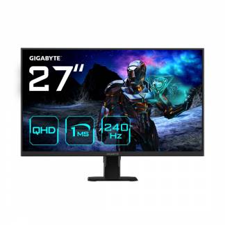 GIGABYTE GS27Q X computersk&aelig;rm 68,6 cm (27) 2560 x 1440 pixel Quad HD LED Sort