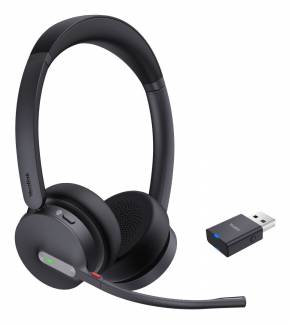 Yealink WH64 Hybrid Dual Tr&aring;dl&oslash;s H&oslash;retelefoner Sort