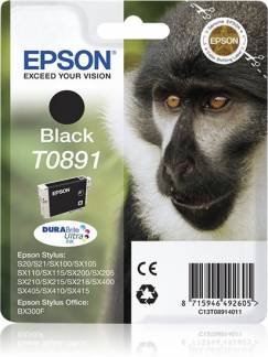 Epson T0891 Sort Bl&aelig;k C13T08914011
