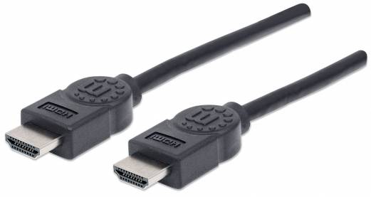 Manhattan HDMI han -> HDMI han 1.8 m Sort