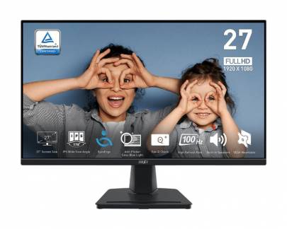 MSI Pro MP275QDE computersk&aelig;rm 68,6 cm (27) 2560 x 1440 pixel Wide Quad HD LCD Sort